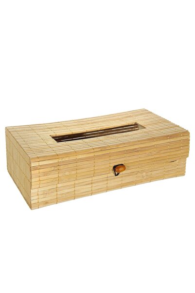 OEM Husă din bambus pentru cutia de șervețele 26x14x9 cm