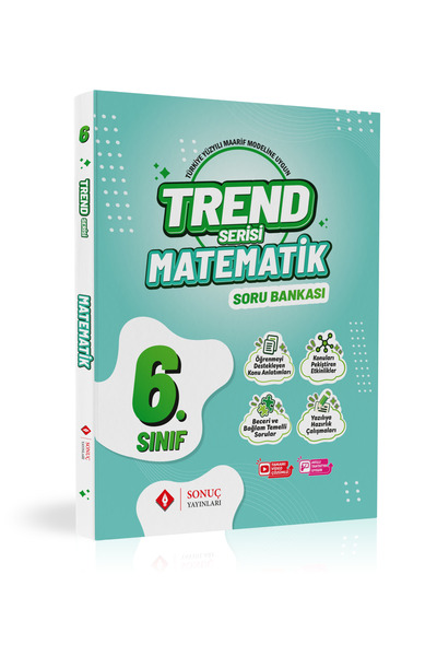 Sonuç Yayınları 6.Sınıf Trend Serisi Matematik Soru Bankası Maarif Modeline U...