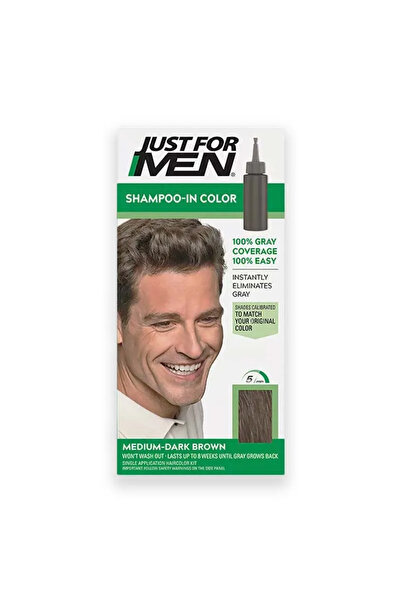 Just For Men Σαμπουάν Μαλλιών - σε Σετ Βαφής Μαλλιών H-40 Μεσαίο Σκούρο Καφέ ...