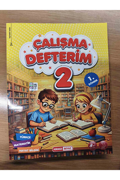 Kırmızı Beyaz Yayınları Kırmızı Beyaz 2.Sınıf Çalışma Defterim 1.Dönem