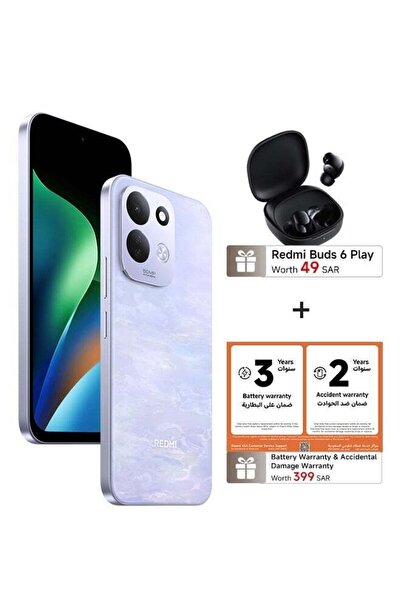 Xiaomi ريدمي 17 بشريحتين 4G - ذاكرة وصول عشوائي 4 جيجابايت، سعة تخزين 256 جيج...