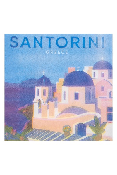 OEM Șervețele de masă Santorini Grecia, 1 strat, 33x33cm - 40 bucăți