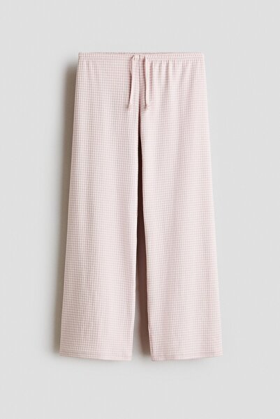 H&M Pamuklu ve Ribanalı Pijama Altı