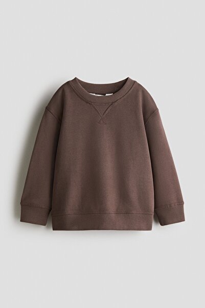 H&M Bisiklet Yaka Sweatshirt