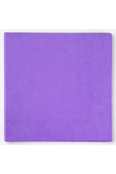 OEM 20 bucăți șervețele de masă mov, 33x33cm, cu 2 straturi