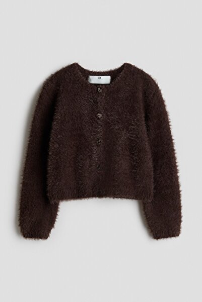H&M Kabarık Tüylü Hırka