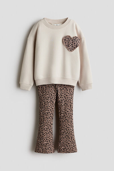 H&M 2 Parçalı Aplikeli Set