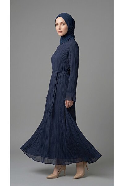 Tesettürlü sifon elbise