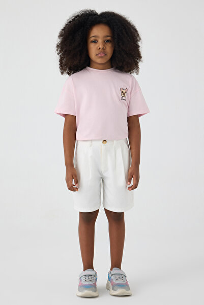 Tyess Girl White Shorts