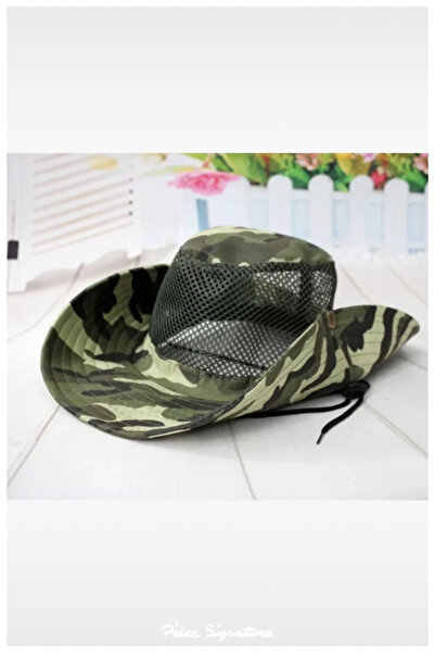 PIECE SIGNATURE Sniper Camouflage Hat (56-58 Cm) (Yellow)