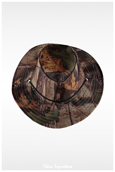 PIECE SIGNATURE Summer Boonie Bucket Hat ( Unisex ) ( Tree Bark Pattern ) ( B...