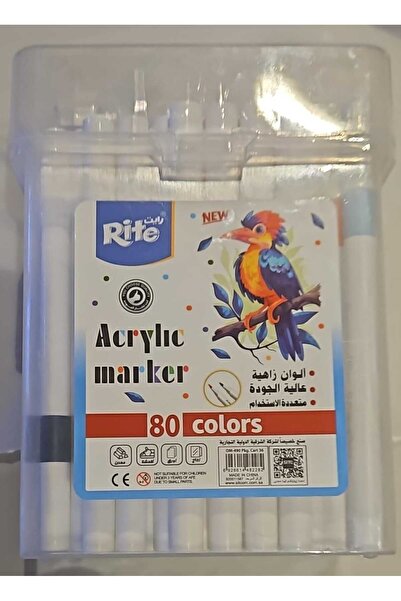 RITE ACRYLIC Marker 80 colors