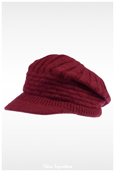 PIECE SIGNATURE Thickened Double Wool Layer Angora Knitted Hat