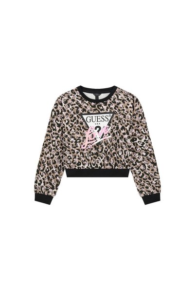 Guess Bluză de fată J6YQ04K3897 Negru
