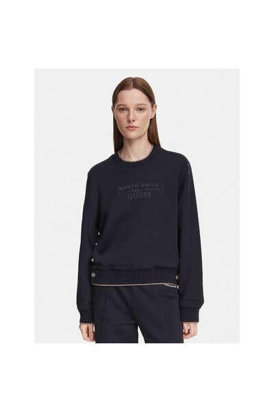 Guess Bluză de damă W6YQ23K5316 Albastru închis