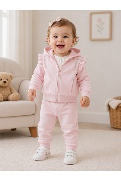 Caramell Grace Girl Triple Set for Ages 3-18 Months - Pink