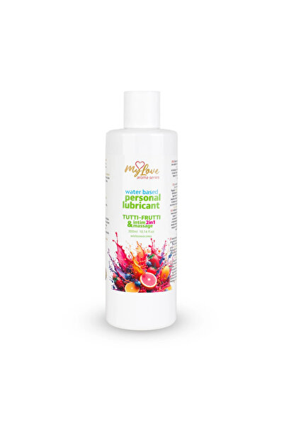 mylove Seria Arome Intimitate și Masaj 2 în 1 Tutti-Frutti 300ml