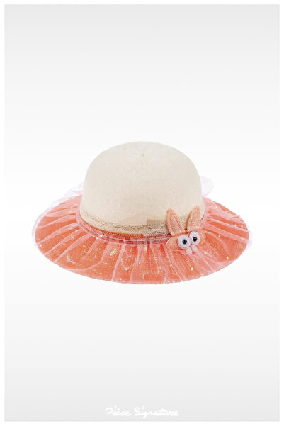 PIECE SIGNATURE Girl's Summer Sun Hat (Ages 4-8) (Size 52-54)
