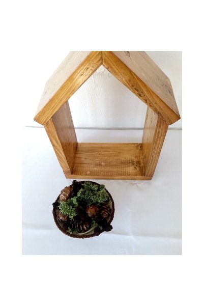 Handmade Decoratiune de perete casuta-handmade