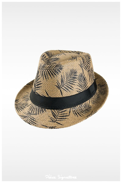 PIECE SIGNATURE 100% Paper Mj Small Edge Palm Hat for Women and Men (Size 58 cm)