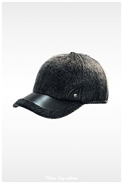 PIECE SIGNATURE Bearded, Leather-Trimmed, Winter Earmuff-Ready, Fleece-Lined,...