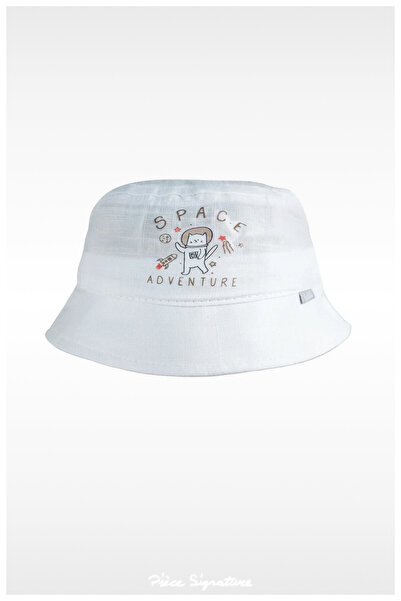 PIECE SIGNATURE 65% Cotton 35% Polyester Boys' Fisherman Hat (1-3 Years) (48-...