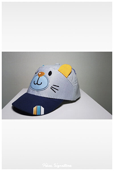PIECE SIGNATURE Children's Hat with Cat and Ears (1-3 Years) (Grey)