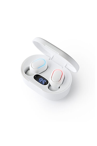STAMINA Căști wireless Bluetooth FUNK, TWS, carcasă cu indicator LED, alb