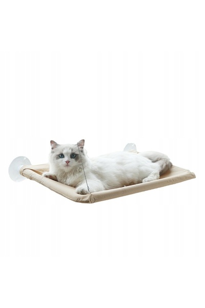 unbranded Pat mare de fereastră pentru pisici, tip hamac, până la 20 kg, 55x3...