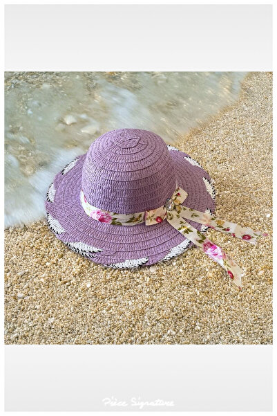 PIECE SIGNATURE Solid Color Mercerized Girl's Hat (Age 3-7)