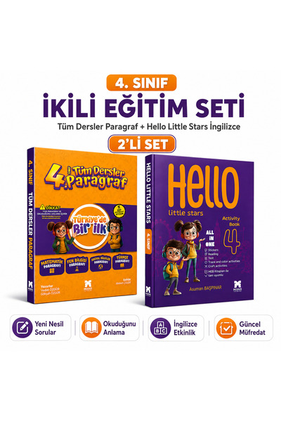 Modus Yayınları 4. Sınıf İkili Eğitim Seti – Tüm Dersler Paragraf Soru Bankas...