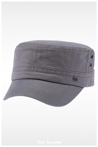 PIECE SIGNATURE 100% Cotton Military Style Vintage Comfortable Cap with Metal...