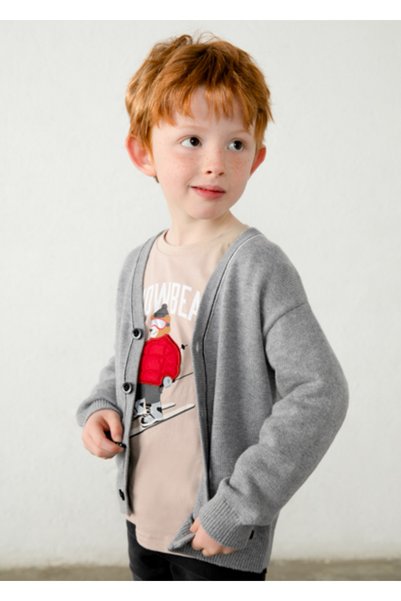 MAYORAL Gray Boy's Buttoned Cardigan 4302