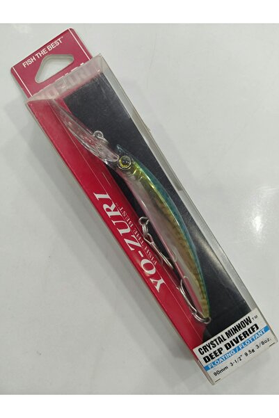 YO-ZURİ Yozuri Crystal Minnow R1134 Deep Diver Floating Maket Yem - HGM