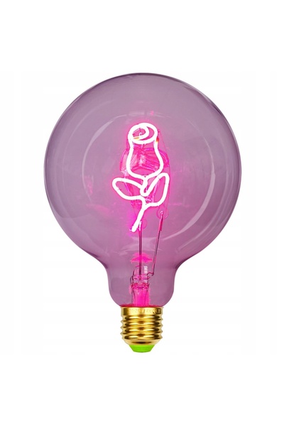 ITIMPORT BULB DECORATIV XXL Trandafir CADOU E27 Ziua Îndrăgostiților SĂrbăTOR...