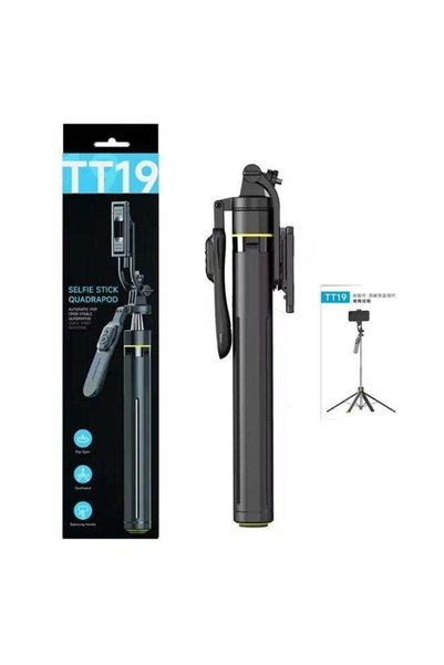PopZa Multi-Function TT19 Selfie Stick Quadrapod for Creative Content Creation