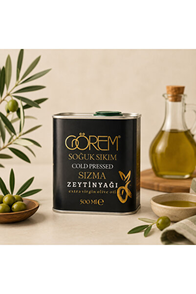 Görem Zeytin Soğuk Sıkım Sızma Zeytinyağı 500 ml. Teneke