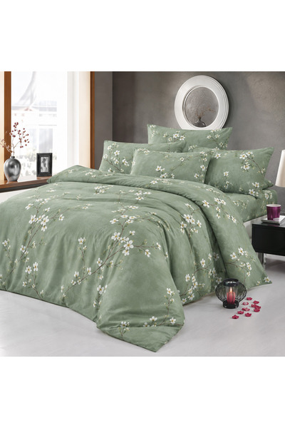 EMATTEIRO 4-Piece Duvet Cover Set with Duvet Cover and 2 Pillow, Modern Print