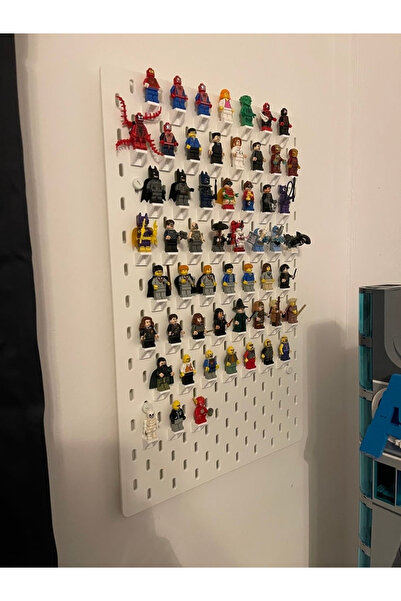 LOEN DESIGN Skadis Uyumlu Lego Minifigür Tutucu Aparat Duvar Askı(3 Adet)