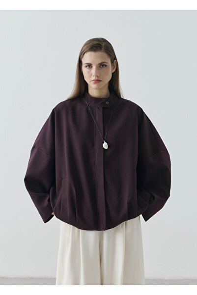MODA AKSA 7781 BAMBER CEKET MÜRDÜM