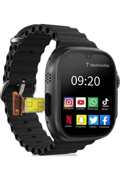 Smartberry Smartbarry C92 Max Android Smartwatch, SIM Card Support, Black, An...