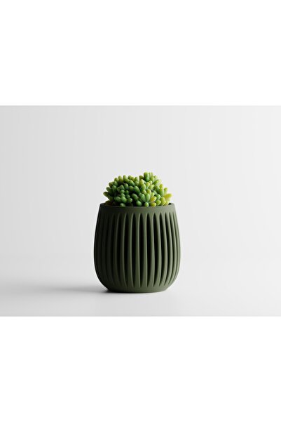 LayerCrew Ghiveci decorativ Columna 6 cm 6.1 cm 6.1 cm Dark Green