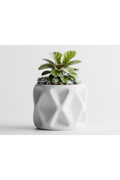 LayerCrew Ghiveci decorativ Tervielle 10 cm 12 cm 12.6 cm Jade White