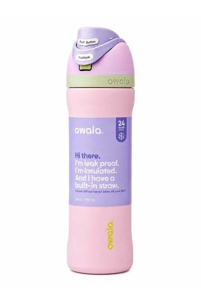 owala FreeSip Insulated Stainless Steel Water Bottle with Straw for Sports, T...