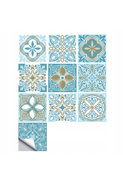 Koanni Plăci autoadezive din PVC tip patchwork, set de 10, tapet 20x20cm zm-0...