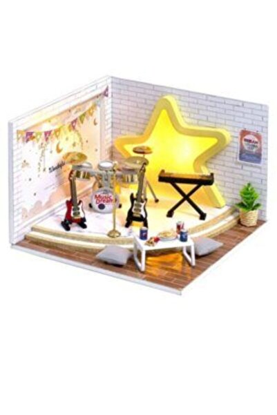 Fara brand Casuta Miniaturala DIY Cutebee Dream Catcher Studio cu LED