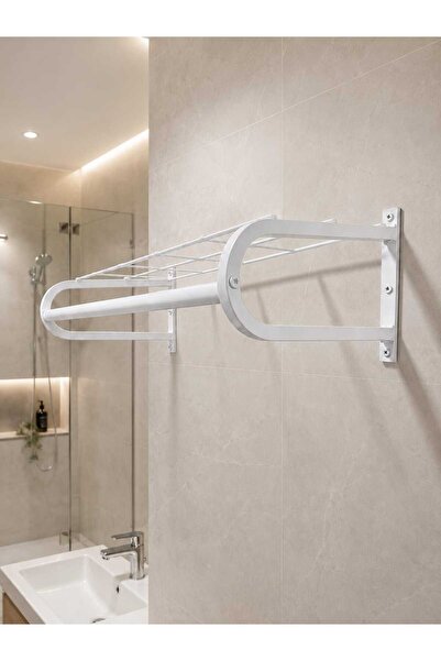 Metallica Concept Otel Tipi Havluluk Banyo Havluluk Raf