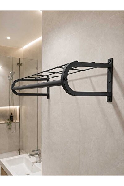 Metallica Concept Otel Tipi Havluluk Banyo Havluluk Raf