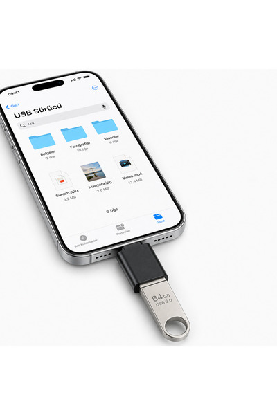 Torzende محول USB 3.0 LIGHTNING OTG متوافق مع أجهزة آيفون وآيباد وقارئ بطاقات الذاكرة والفلاش