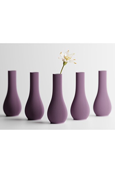 LayerCrew Vază pentru un fir Rini 18 cm 8 cm 8 cm Muted Purple